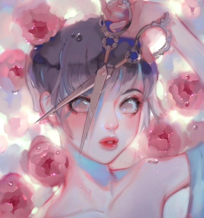 绝美二次元动漫女生微信头像