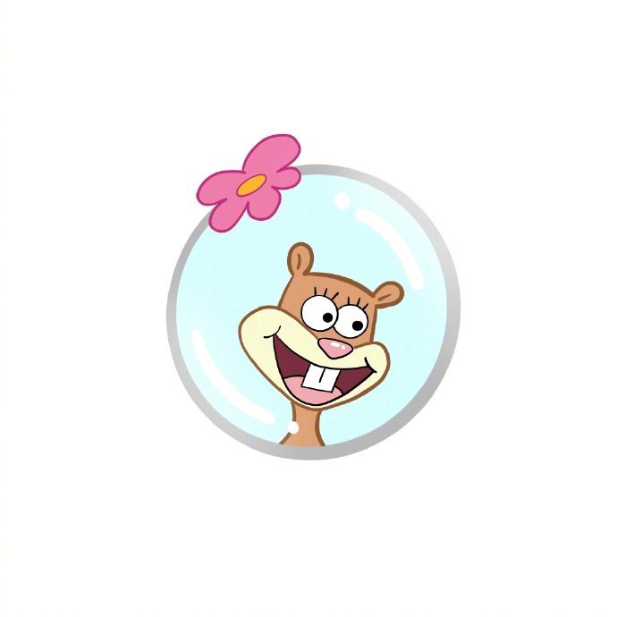 圆圆的可爱海绵宝宝微信头像