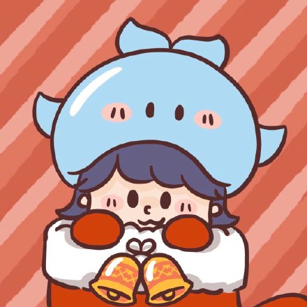 手绘圣诞可爱微信头像