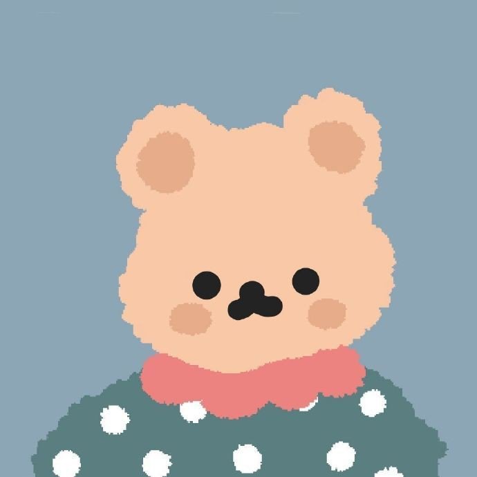 手绘卡通熊可爱微信头像