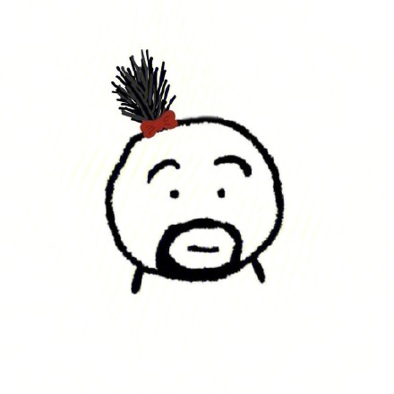 沙雕手绘简约大叔脸微信头像