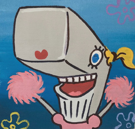 手绘海绵宝宝微信头像