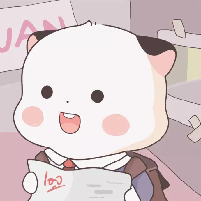 二次元卡通情侣微信头像