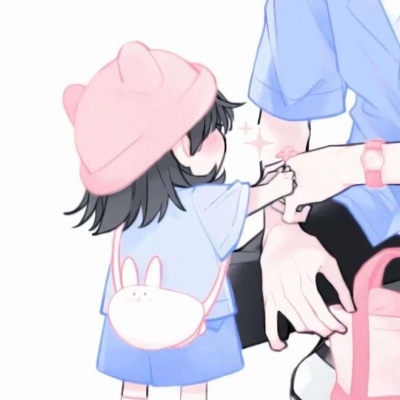 新款一左一右动漫情侣微信头像