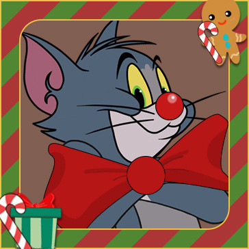 《猫和老鼠》圣诞限定微信头像