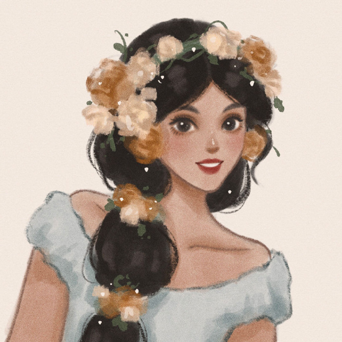 朦胧清新的迪士尼卡通头像