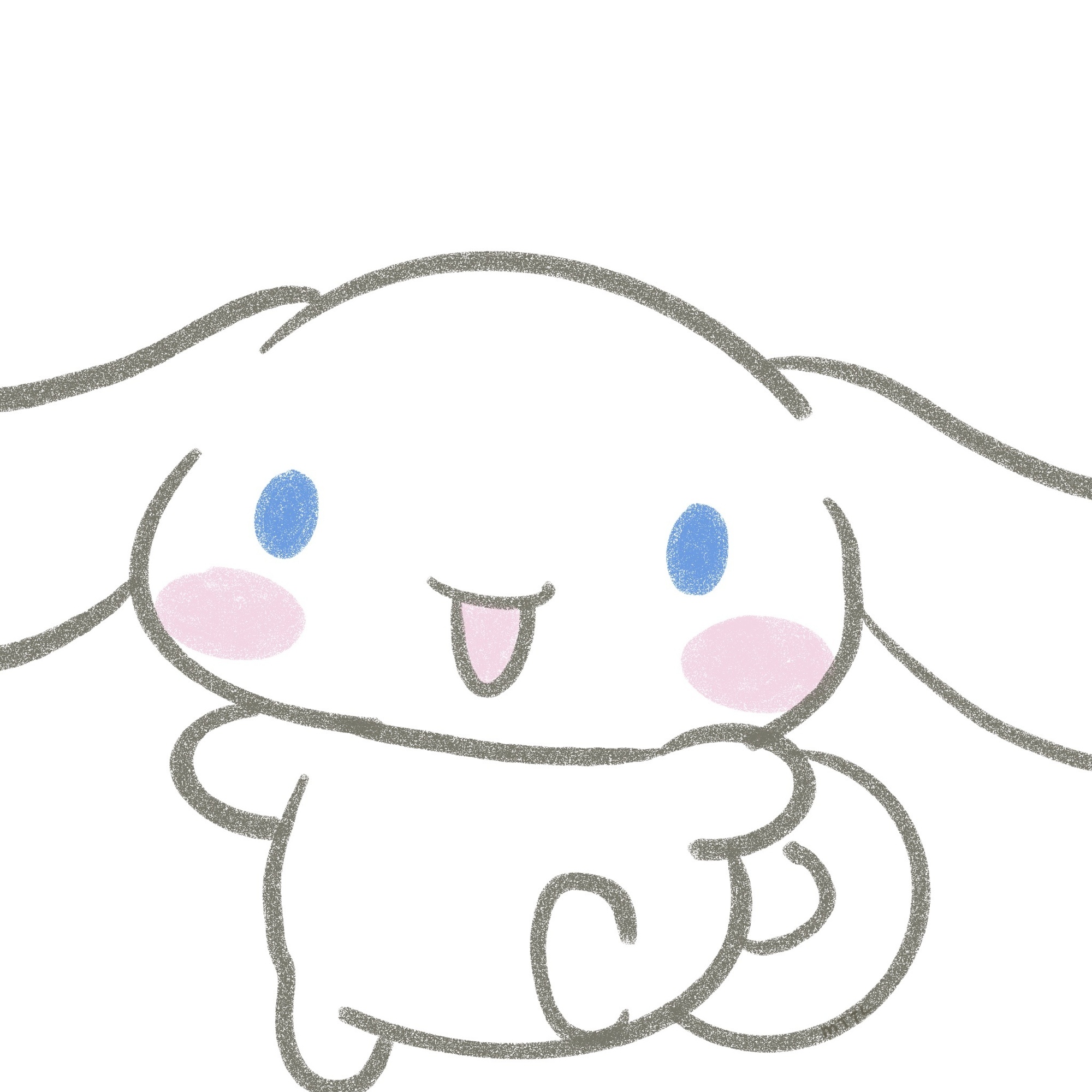 手绘可爱玉桂狗微信头像