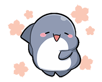 超可爱的卡通小鲨鱼动态微信表情包