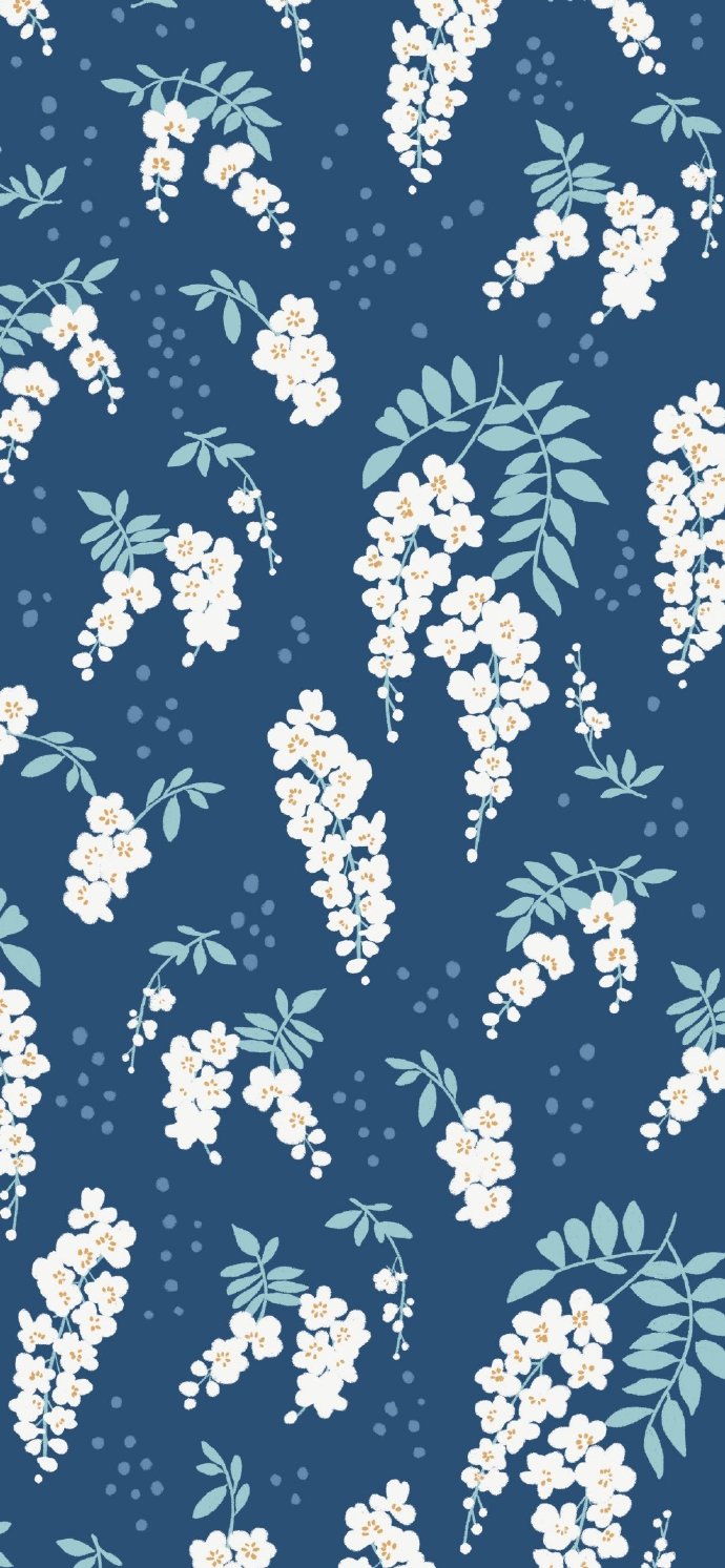 清新小碎花微信聊天背景图