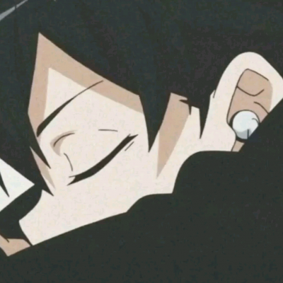 ins风丧系动漫男生微信头像