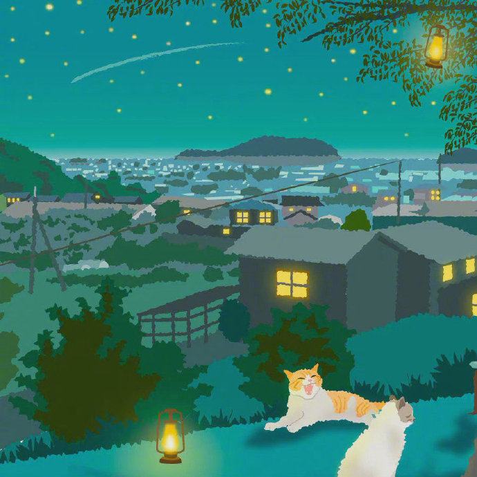 猫猫的一年四季唯美可爱素材图片