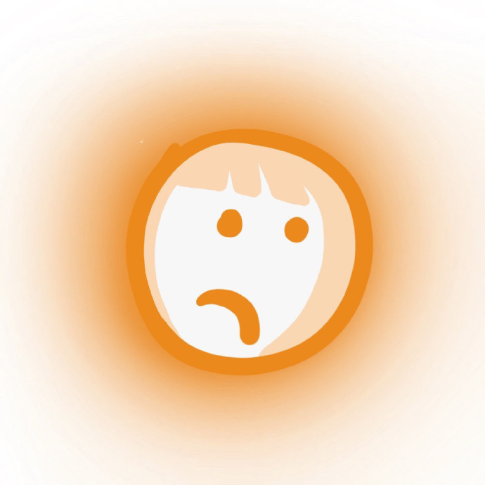 搞怪沙雕简笔画发光微信头像