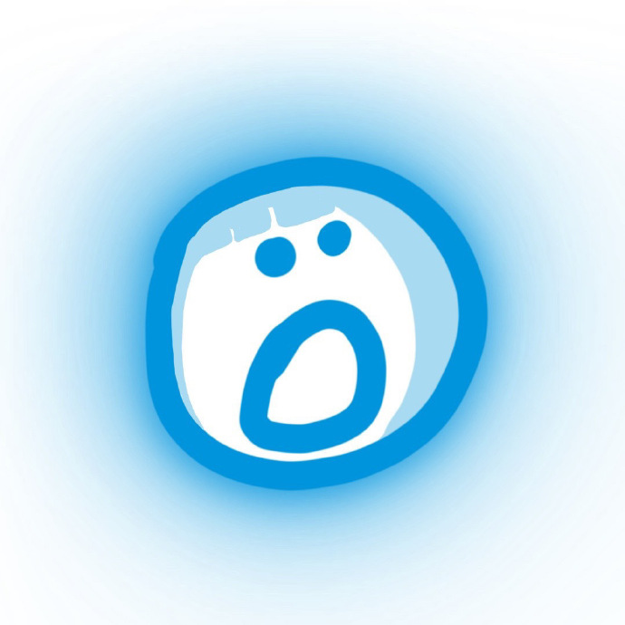 搞怪沙雕简笔画发光微信头像