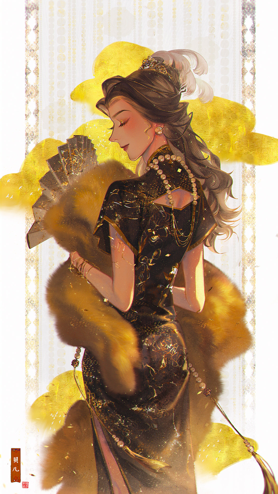 中华风迪士尼公主微信头像