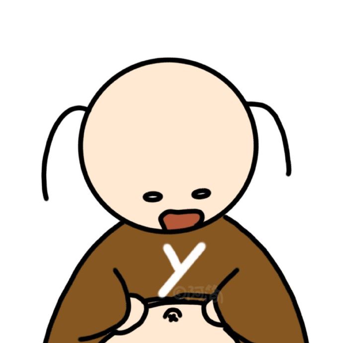 搞怪手绘字母微信头像