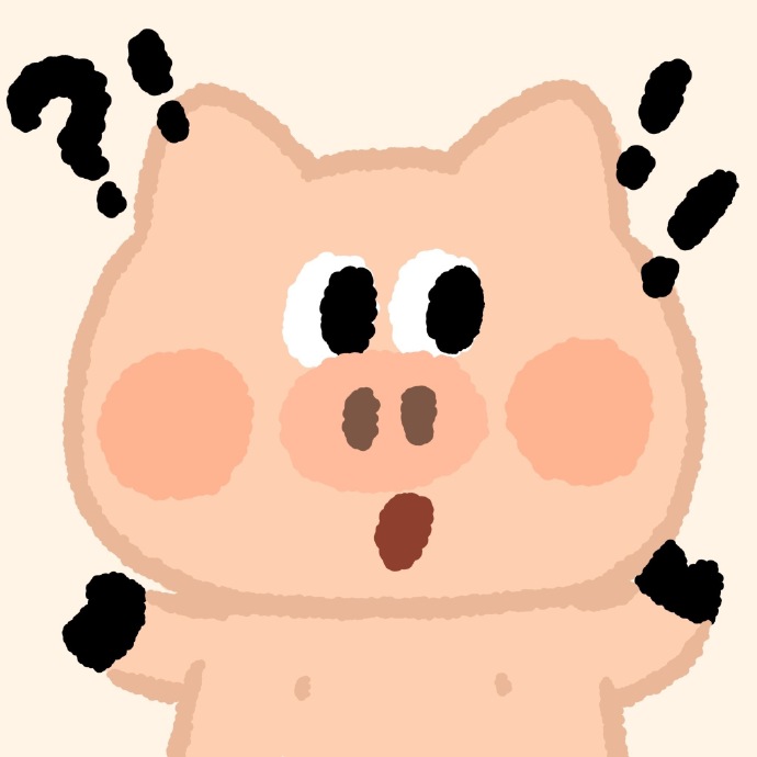 惊讶小动物可爱微信头像