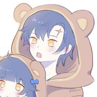 新款一左一右动漫情侣微信头像