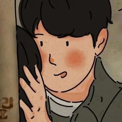 最新版甜蜜的插画风情侣微信头像