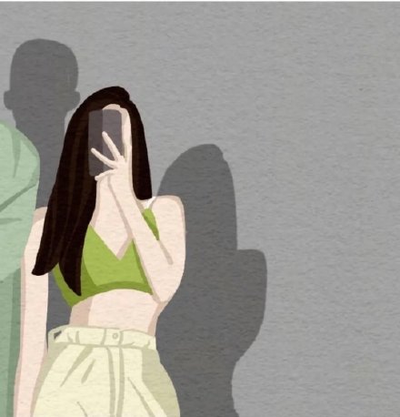 简约且实用情侣微信头像