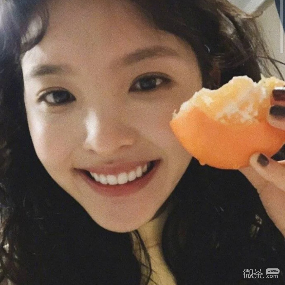 绝美女神章若楠微信头像