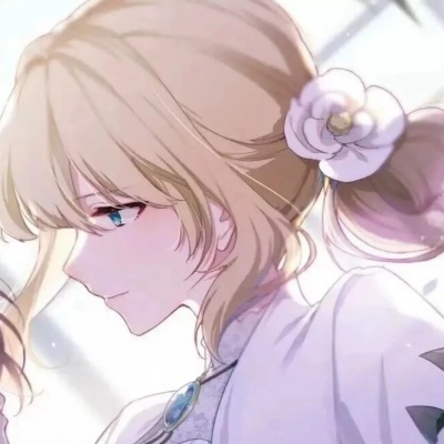 二次元卡通闺蜜微信头像