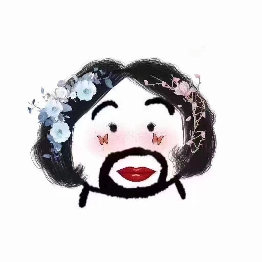 大叔脸小姐姐微信头像