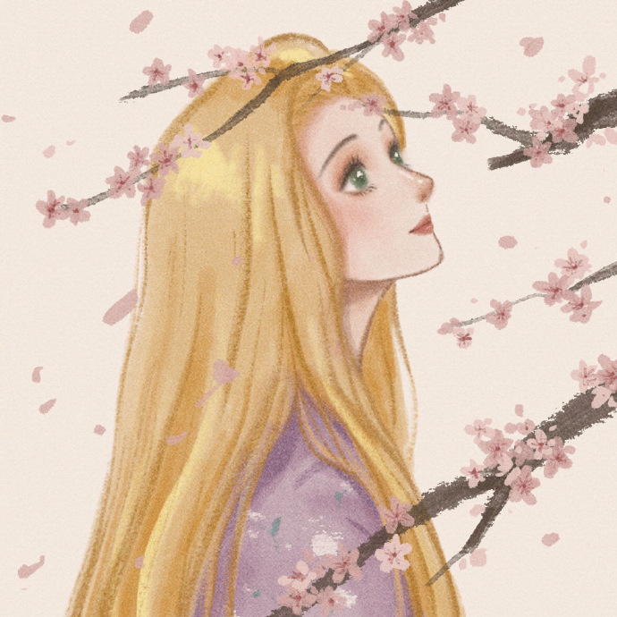 朦胧清新的迪士尼卡通头像