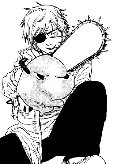 黑白系二次元男生微信头像