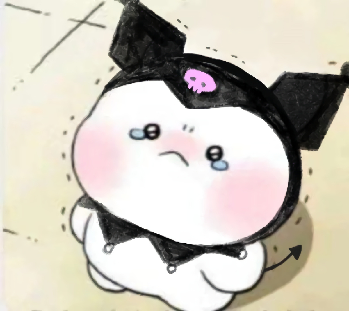 奶油泡芙兔闺蜜微信头像