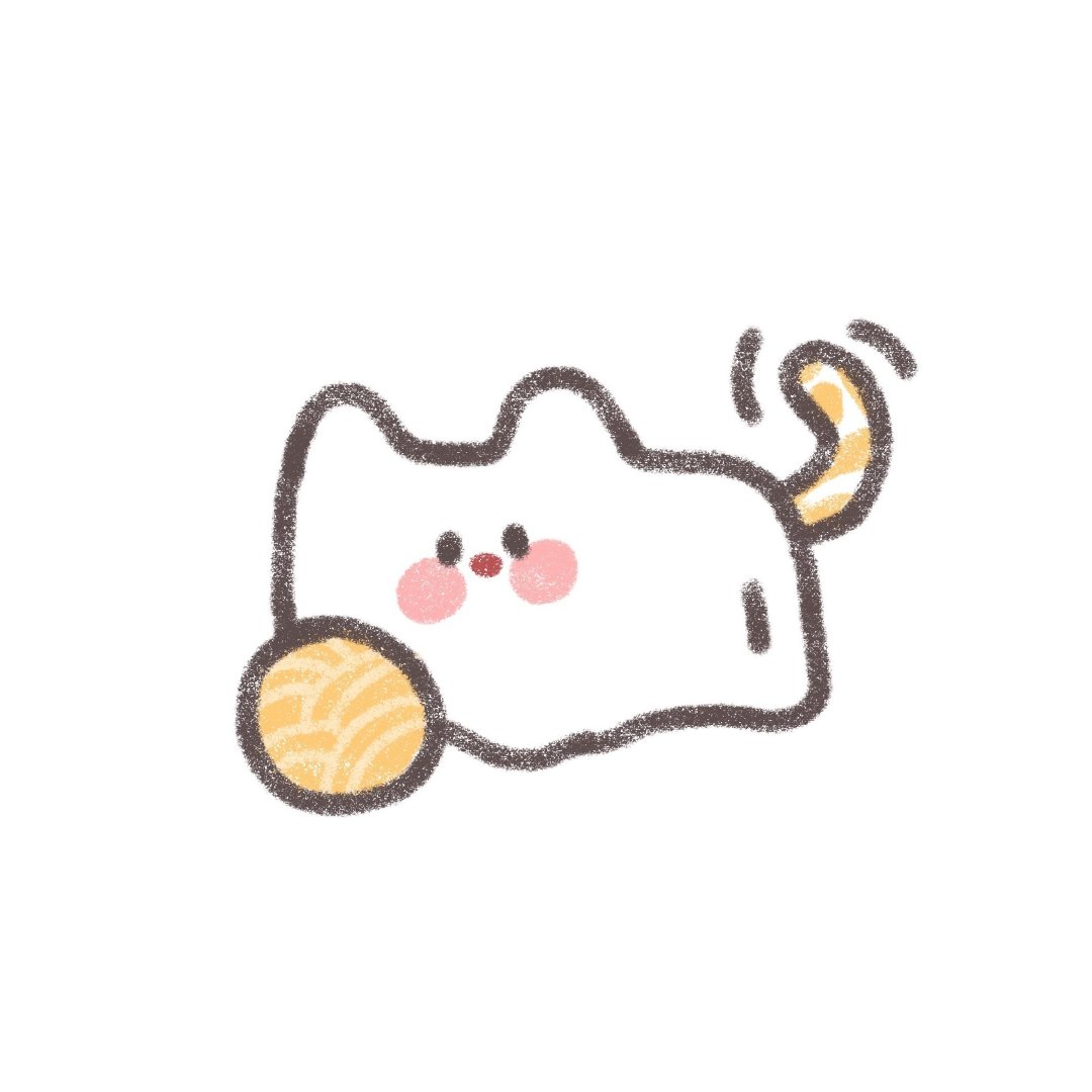 手绘超可爱的小幽灵微信头像