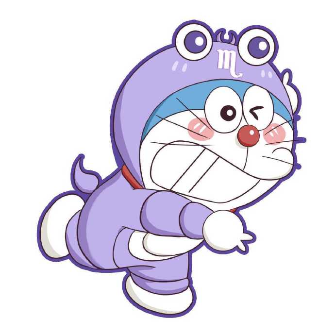 12星座的哆啦A梦蓝胖子可爱头像