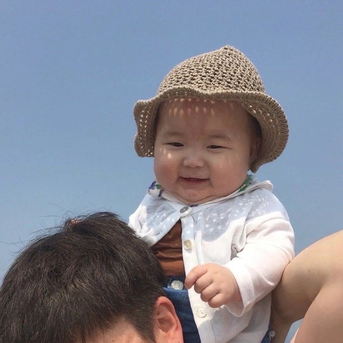 可爱呆萌萌娃微信头像