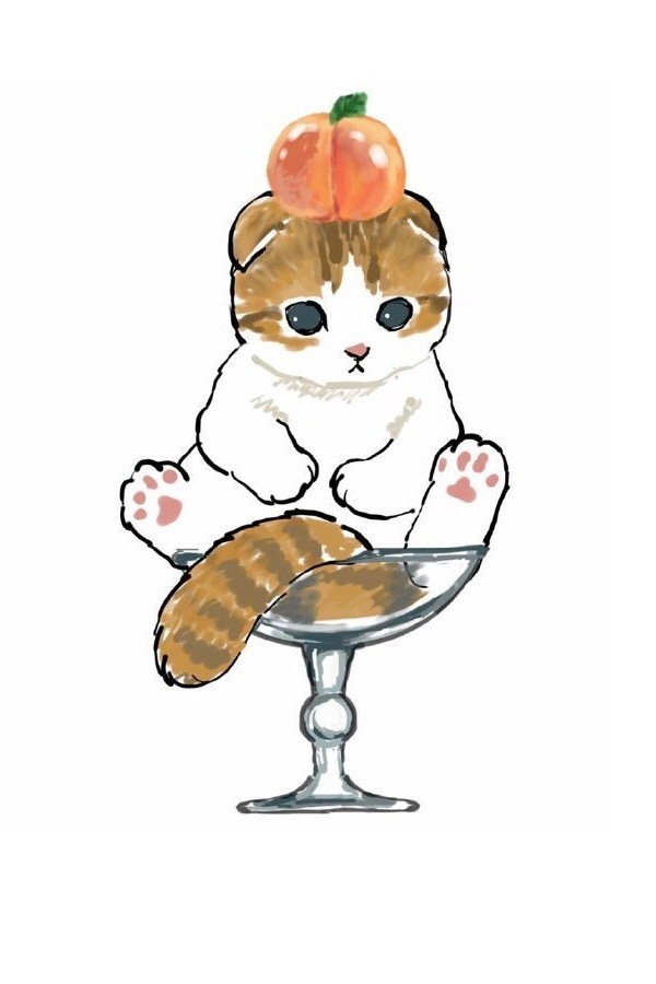 杯子里的小猫咪可爱卡通微信头像