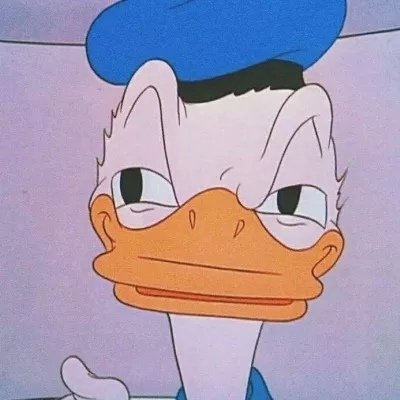恶搞唐老鸭的卡通微信头像