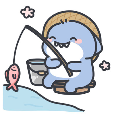 夏日小鲨鱼可爱头像