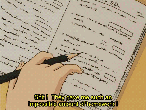 努力认真学习的动态微信表情包