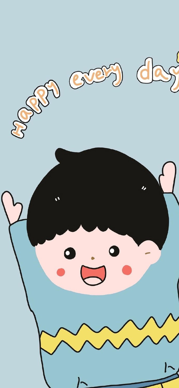 一人一半可爱卡通情侣微信头像