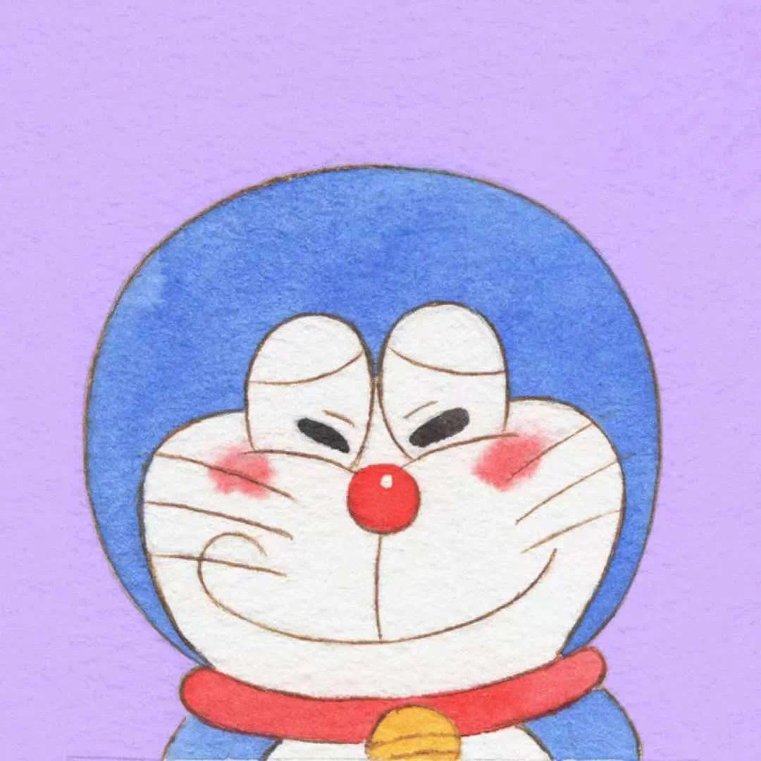 手绘哆啦A梦萌萌哒微信头像