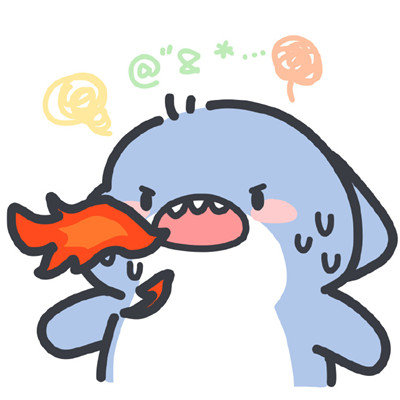 夏日小鲨鱼可爱头像