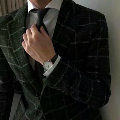 很绅士的真实的有范商务男头