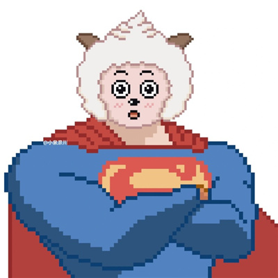 像素版超人动漫头像