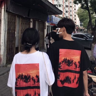 潮流的夏季情侣微信头像