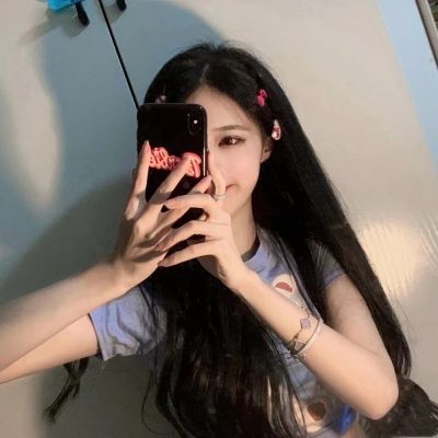 女生长发高清甜美头像