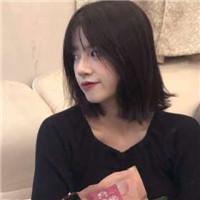 可爱短发女生网红头像