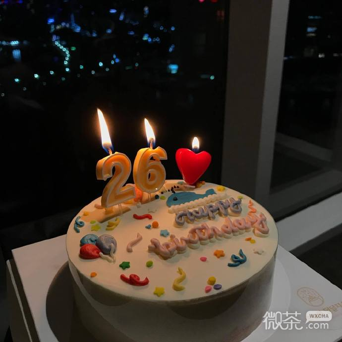 生日蛋糕微信素材图片