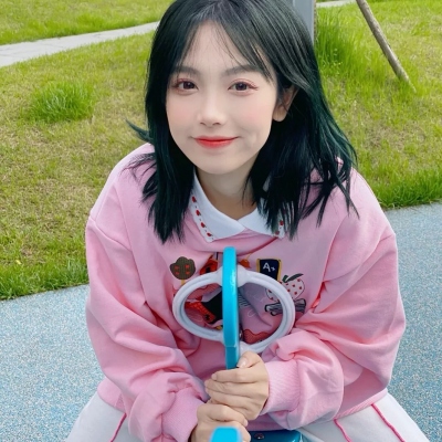 甜美可爱少女心粉色系女生微信头像