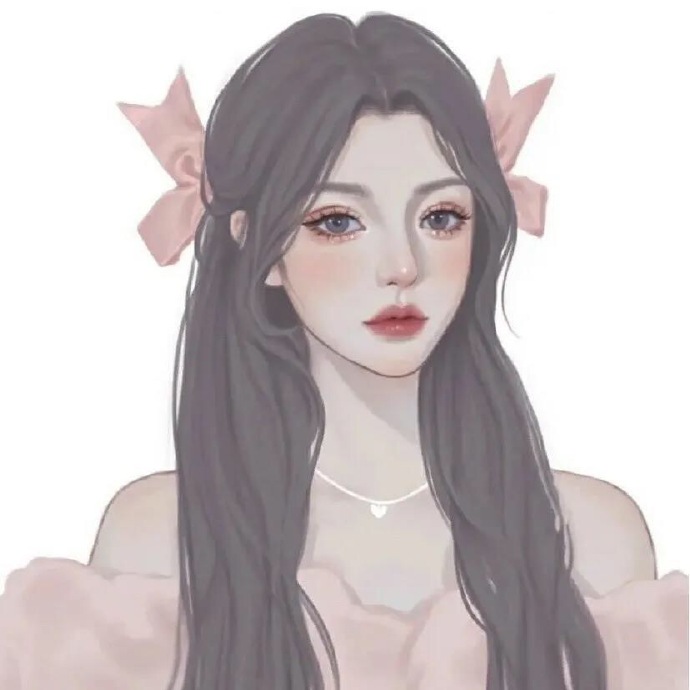 手绘版闺蜜微信头像