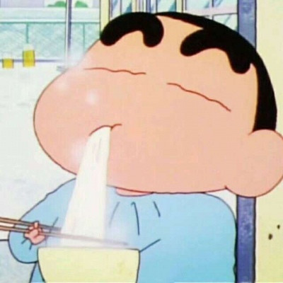 超萌的吃货蜡笔小新干饭头像