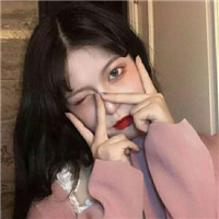 可爱短发女生网红头像