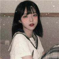 可爱短发女生网红头像